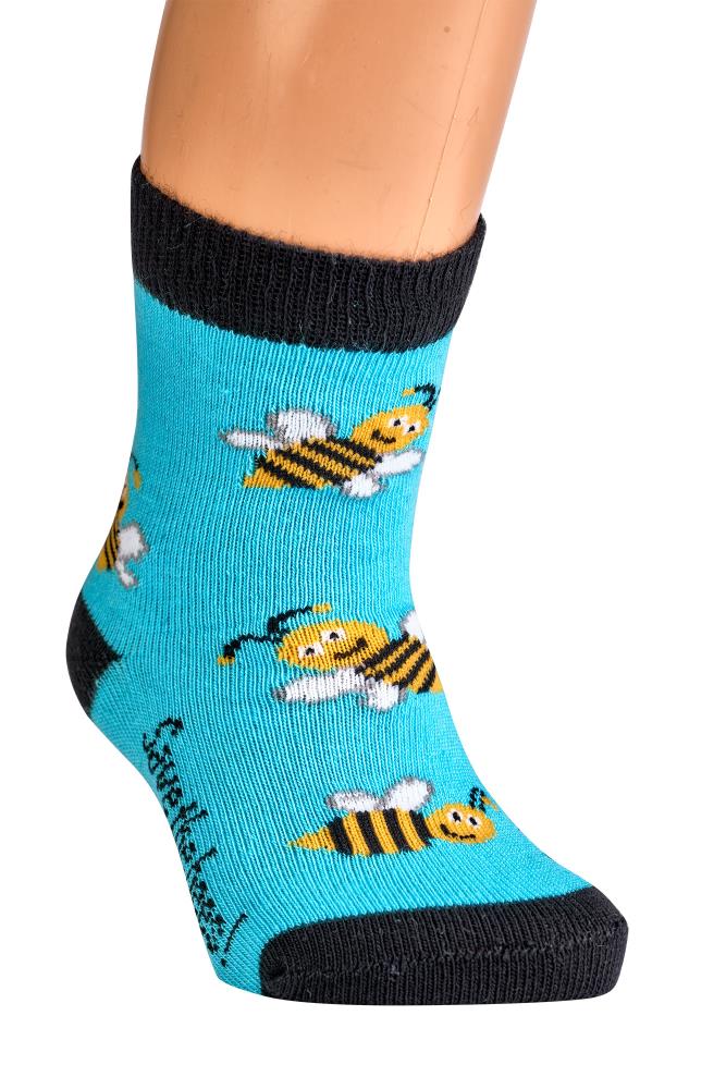 Baby-Stoppersocken "Rettet die Bienen" mit Namen