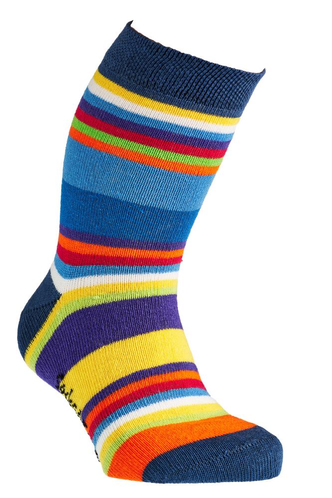 Baby-Stoppersocken "Gute Laune Ringel" Mit Namen - jeans