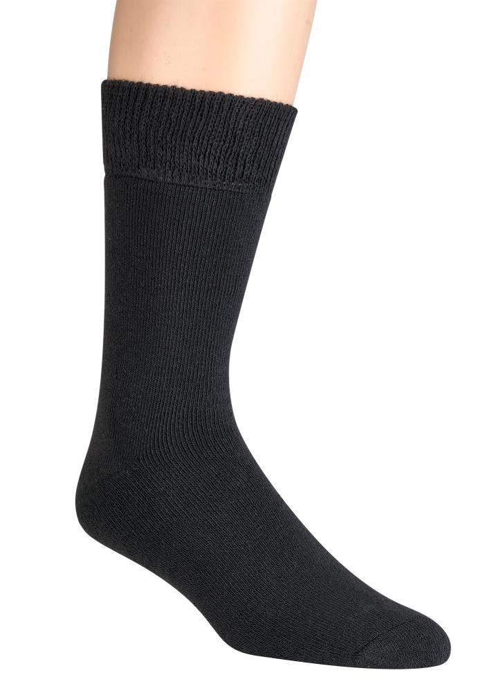 Alpaka-Wollsocken "Uni" mit individuellem Anti-Rutsch-Druck - schwarz