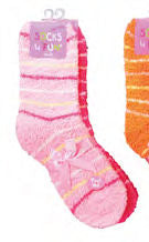 ABS-Kuschelsocken "Ringel" mit Namen für Kinder