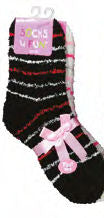 ABS-Kuschelsocken "Ringel" mit Namen für Kinder