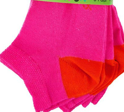 Sneaker-Söckchen "Gute Laune Farben" mit Namen als ABS