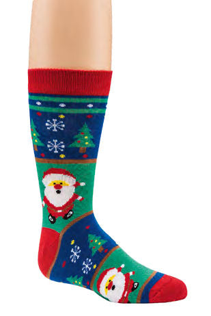 ABS-Socken "Merry Christmas" mit Namen für Kinder