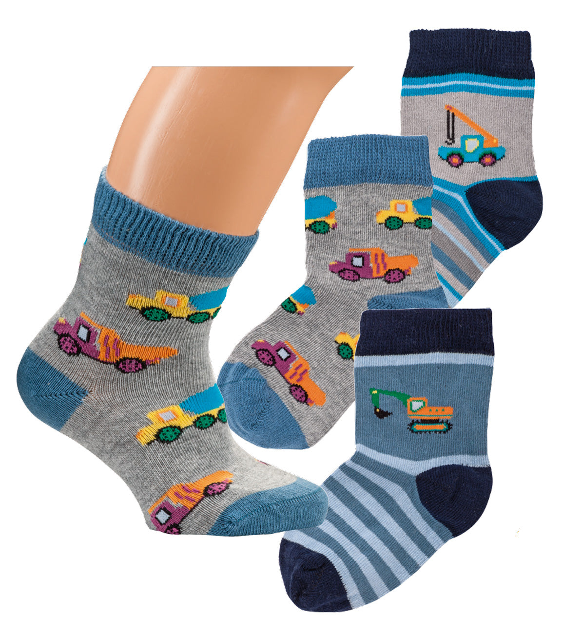 Baby-Stoppersocken "Jungs" mit Name