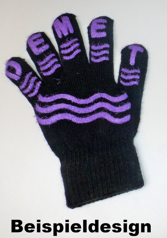 Damen Handschuhe "Magic Gloves" mit Namens-ABS