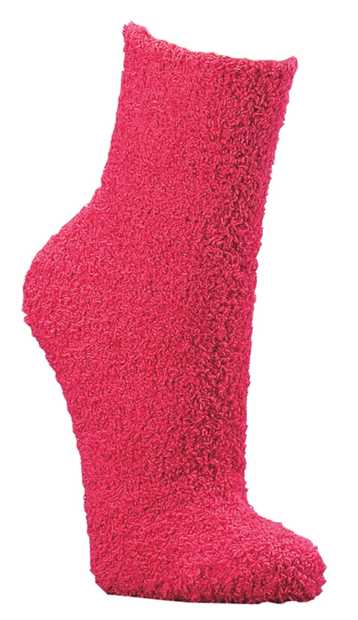 ABS-Kuschelsocken "Uni" mit Namen für Erwachsene - pink