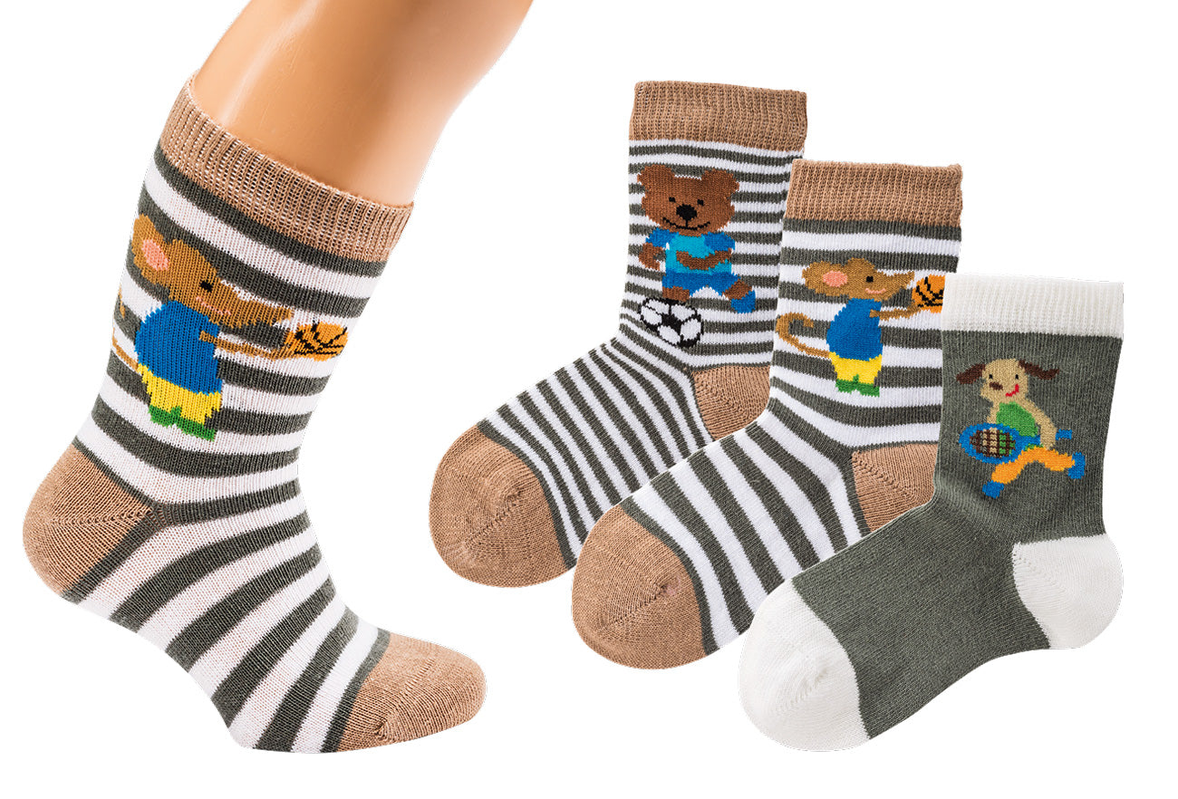 Baby-Stoppersocken "Jungs" mit Namen Sportfreunde