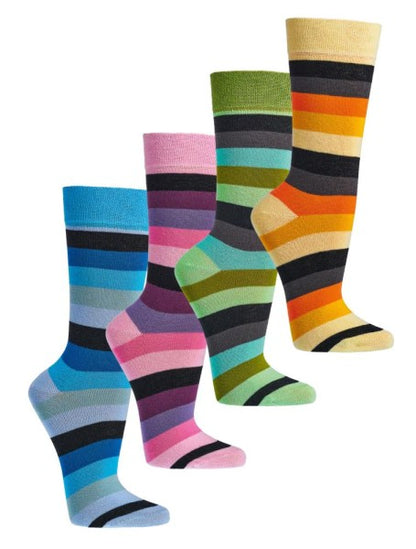 Unisex-Trendsocken "Ringel" mit individueller Anti-Rutsch-Beschichtung