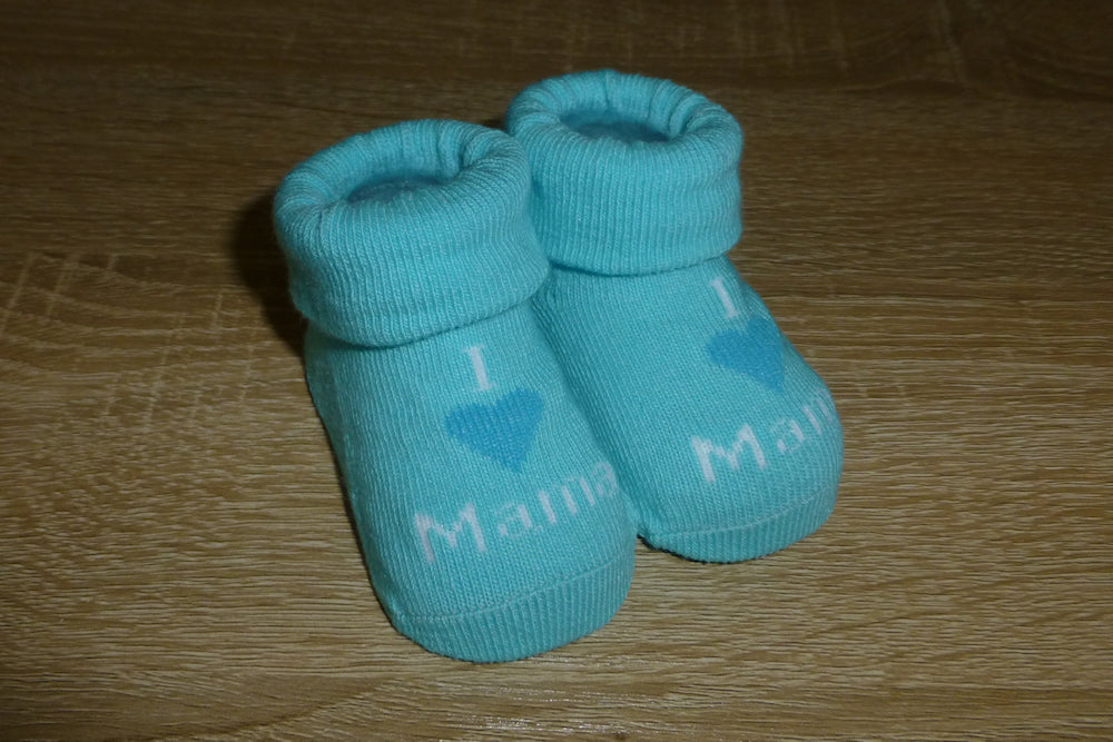 Namens-Umschlagsöckchen "I love..." mit ABS
