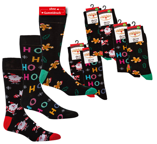 Socken "Merry Christmas" mit Namens-ABS für Erwachsene und Kinder